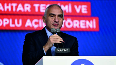 Mehmet Nuri Ersoy, Hatay’da yaptığı konuşmada, “Habib-i Neccar Camisi daha