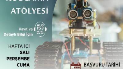 Hatay Büyükşehir Belediyesi tarafından düzenlenen Robotik Yazılım ve Kodlama Atölyesi