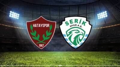 Trendyol 1. Lig’de 18. hafta heyecanı sürerken, Hatayspor ile Serikspor