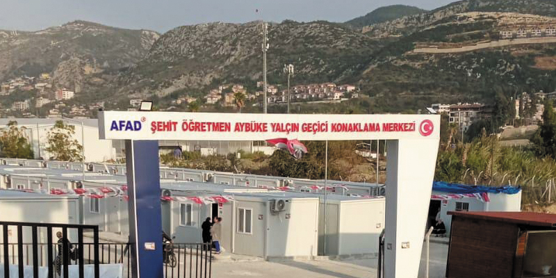 Hatay’ın Defne ilçesinde bulunan Şehit Öğretmen Aybüke Yalçın Geçici Konaklama