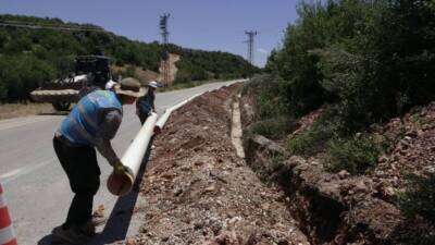 Hatay Büyükşehir Belediyesi (HBB), il genelinde içme suyu altyapısını güçlendirmeye