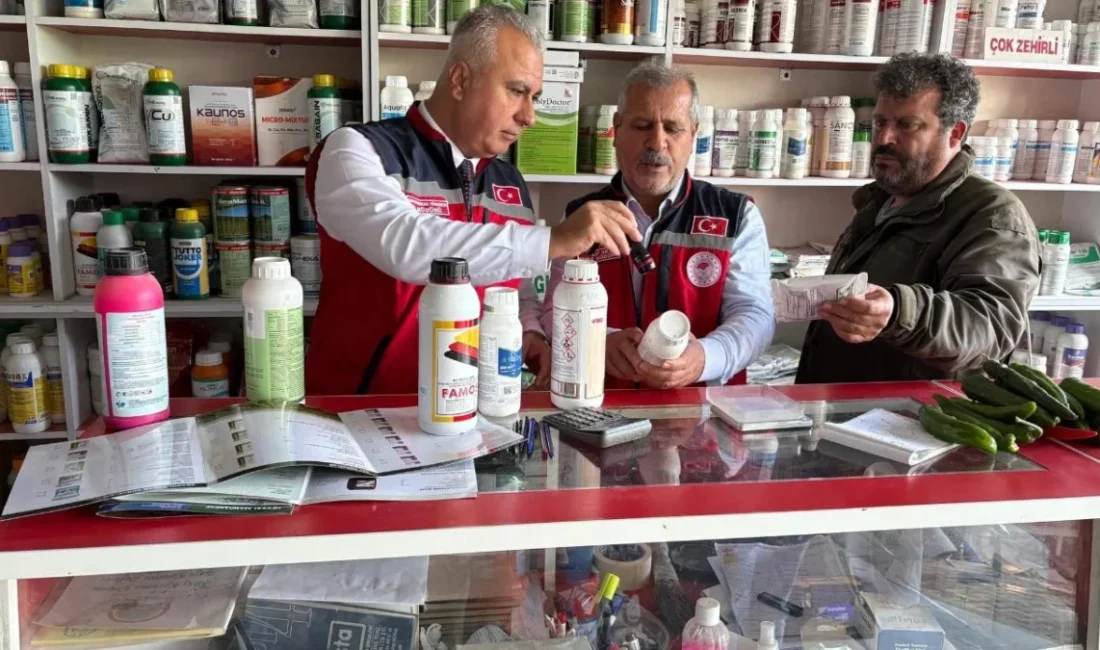 Zirai İlaç ve Gübre Satış Noktaları Denetlendi Hatay genelinde tarımsal üretimde kullanılan girdilerin güvenilirliğini sağlamak amacıyla Tarım