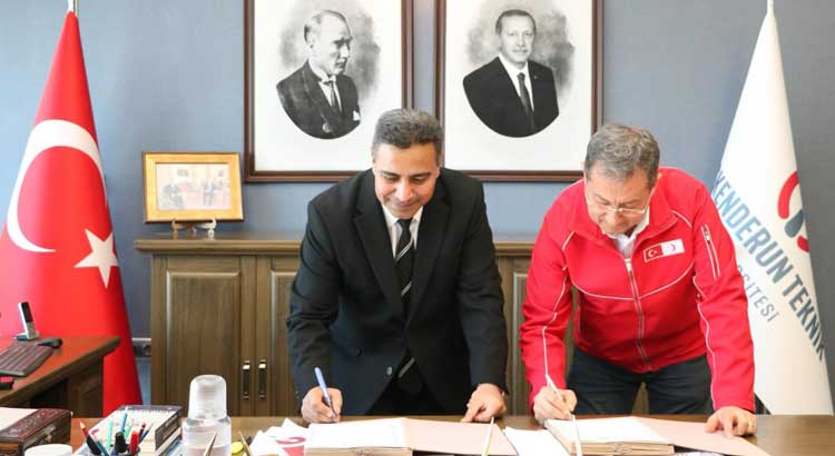 İskenderun Teknik Üniversitesi (İSTE) ile Türkiye Kızılay Derneği Hatay İl