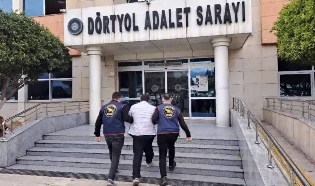 Hatay’ın Dörtyol ilçesinde, kamu kurum ve kuruluşlarından hırsızlık suçundan hakkında