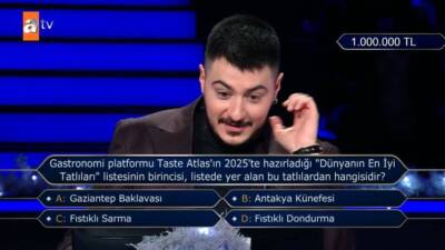 ATV’de yayınlanan “Kim Milyoner Olmak İster? Yılbaşı Özel” programında Antakya’nın