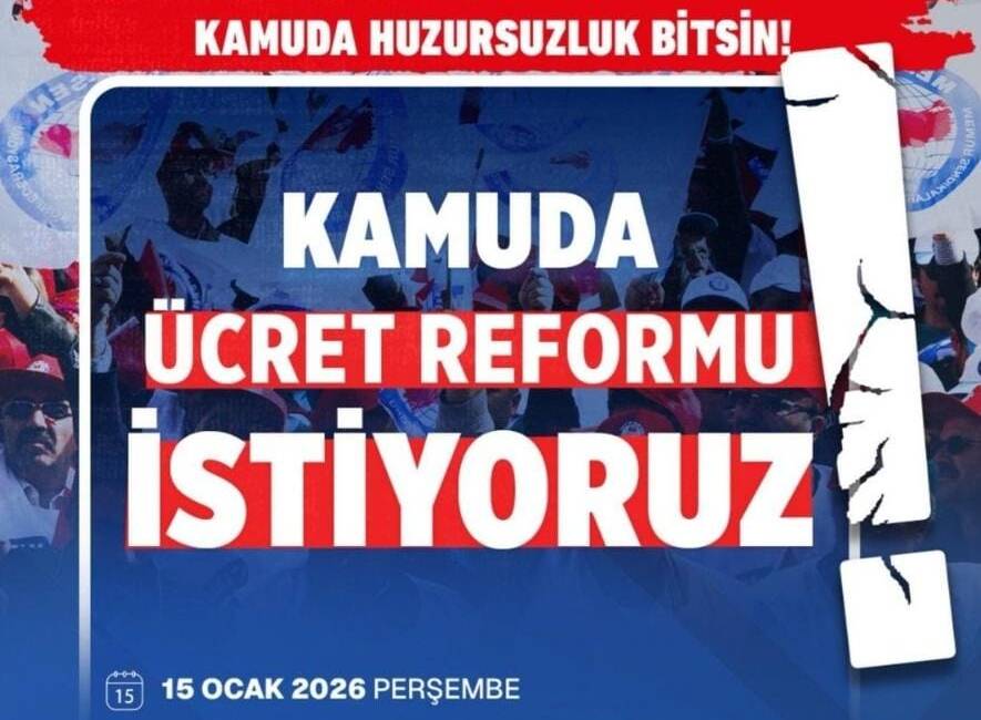 Kamu çalışanları, ücret dengesizliği ve gelir adaletsizliğine karşı seslerini duyurmak