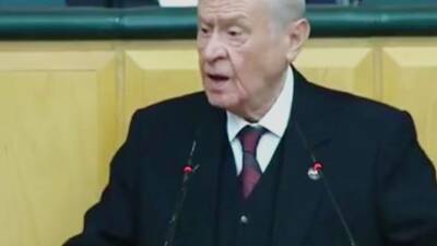 MHP Genel Başkanı Devlet Bahçeli, TBMM Grup Toplantısı’nda yaptığı konuşmada