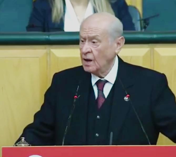 MHP Genel Başkanı Devlet Bahçeli, TBMM Grup Toplantısı’nda yaptığı konuşmada