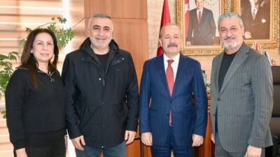 Belen Belediye Başkanı İbrahim Gül, Afyonkarahisar Milletvekili Mehmet Taytak ile