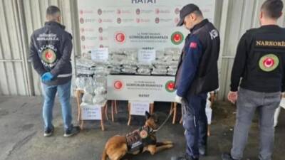 Hatay’da uyuşturucu kaçakçılarına yönelik yürütülen çalışmalar kapsamında dikkat çekici bir