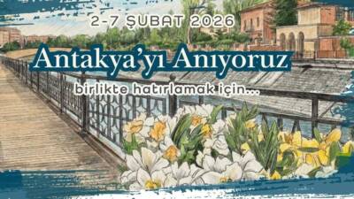 Hatay’da, 6 Şubat depremlerinin yıl dönümünde Buradayız Hatay tarafından “Antakya’yı