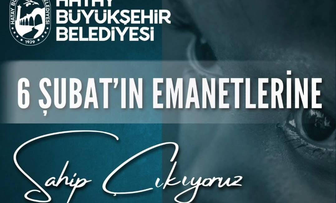 Hatay’da 6 Şubat 2023 tarihinde meydana gelen büyük depremler, birçok