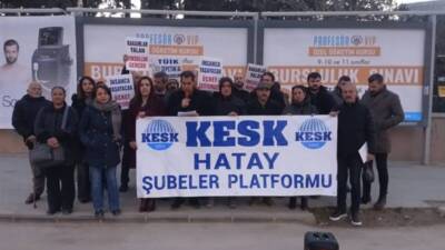 KESK Hatay Şubeler Platformu, 14 Ocak Çarşamba günü kamu emekçilerinin