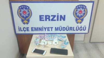 Hatay Emniyet Müdürlüğü ekiplerinin uyuşturucuyla mücadele kapsamında yürüttüğü çalışmalar Erzin