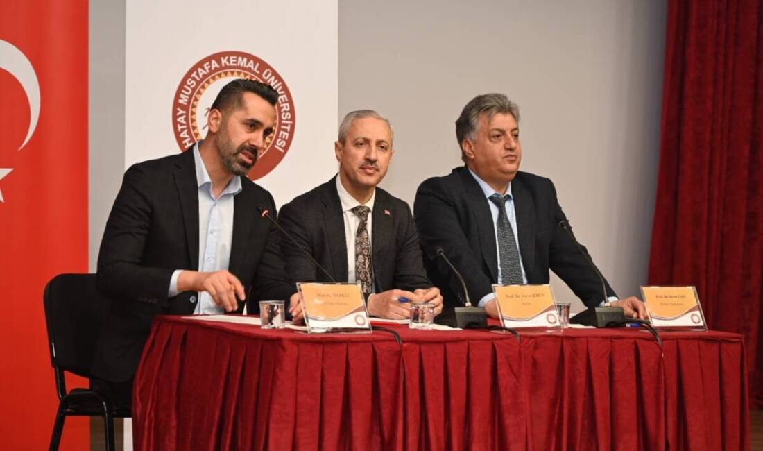 Hatay Mustafa Kemal Üniversitesi (HMKÜ) Rektörü Prof. Dr. Veysel Eren,