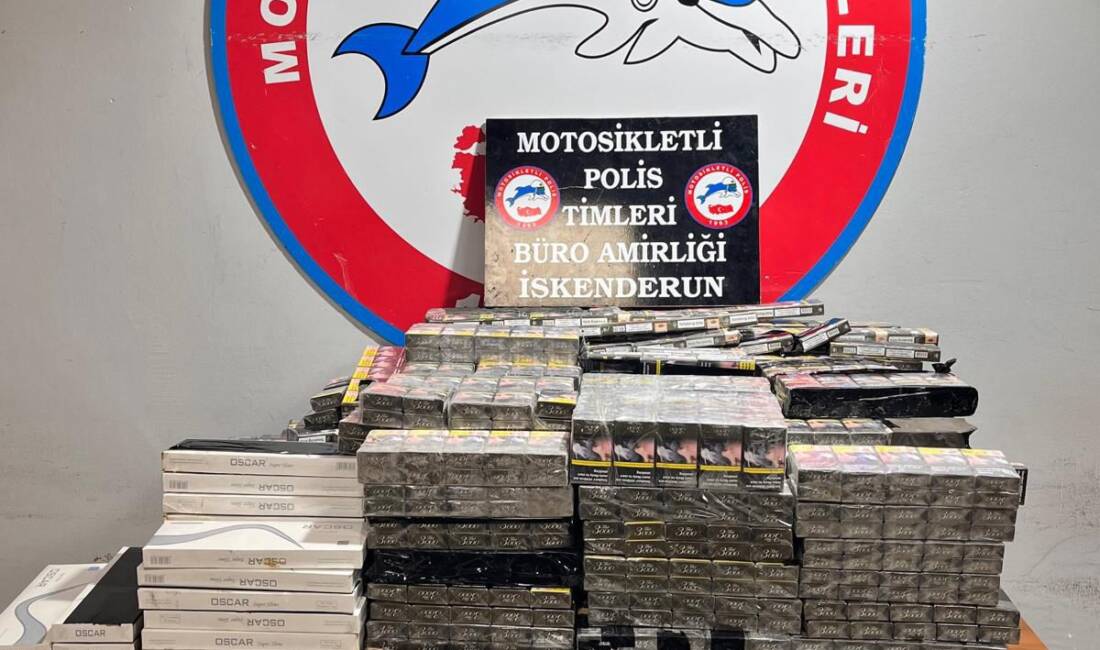 Hatay Emniyet Müdürlüğü ekipleri, kaçakçılık suçlarının önlenmesine yönelik yürüttükleri çalışmalar