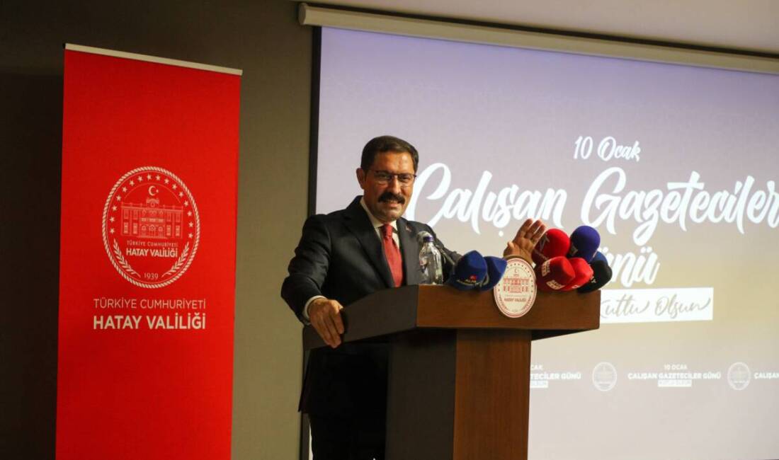 Hatay Valisi Mustafa Masatlı, 10 Ocak Çalışan Gazeteciler Günü’nde basınla