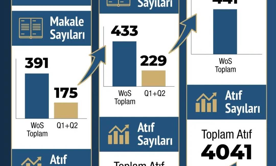 Hatay Mustafa Kemal Üniversitesi (HMKÜ), uluslararası akademik görünürlüğünü artıran istikrarlı