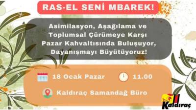 Hatay’ın Samandağ ilçesinde toplumsal dayanışmayı güçlendirmek amacıyla bir kahvaltı etkinliği