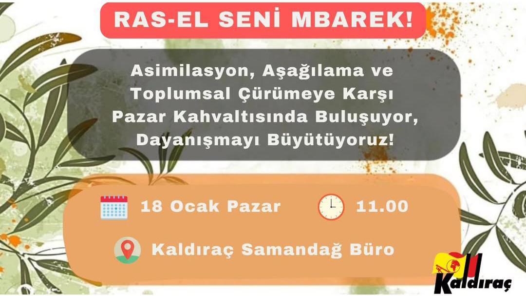 Hatay’ın Samandağ ilçesinde toplumsal dayanışmayı güçlendirmek amacıyla bir kahvaltı etkinliği
