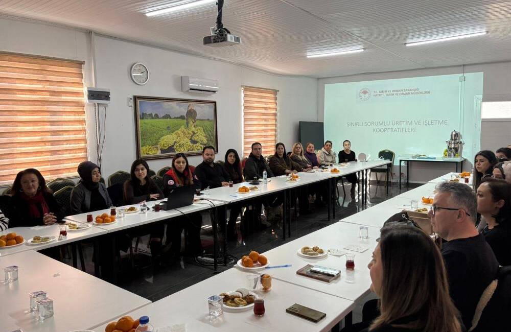 Hatay’da faaliyet gösteren kadın kooperatiflerine yönelik “Gıdada Sıfır Atık Bilgilendirme