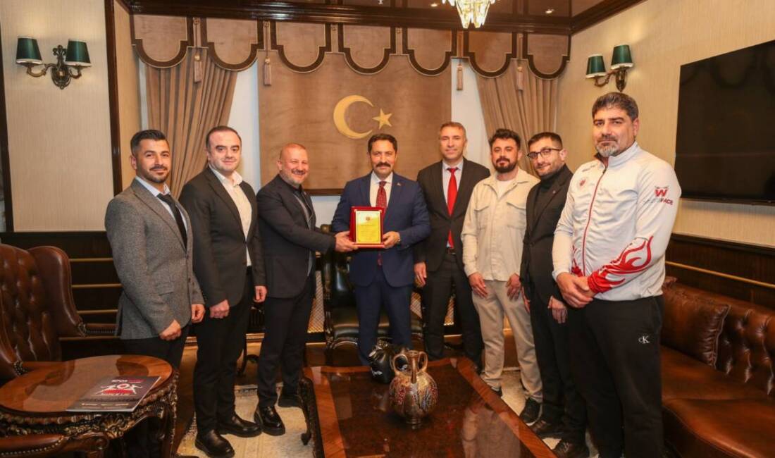 Türkiye Muaythai Federasyonu Başkanı Hasan Yıldız ve beraberindeki heyet, Hatay