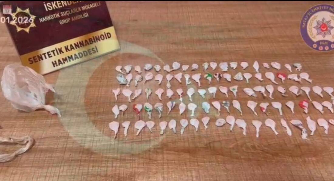 Hatay Emniyet Müdürlüğü ekiplerinin uyuşturucu madde kullanımı ve ticaretinin önlenmesine