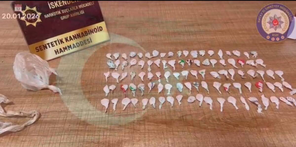 Hatay Emniyet Müdürlüğü ekiplerinin uyuşturucu madde kullanımı ve ticaretinin önlenmesine