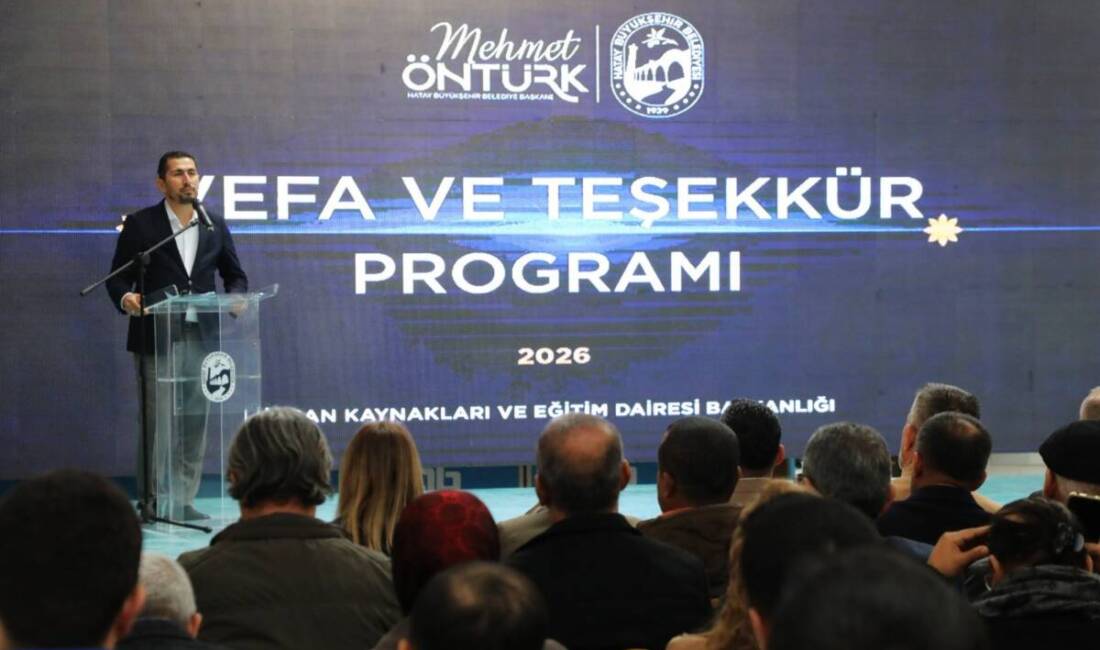 Hatay Büyükşehir Belediyesi (HBB), 2025 yılı içinde emekliye ayrılan personelleri
