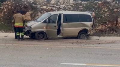 Hatay’ın Yayladağı ilçesinde etkili olan olumsuz hava koşulları kazayı da