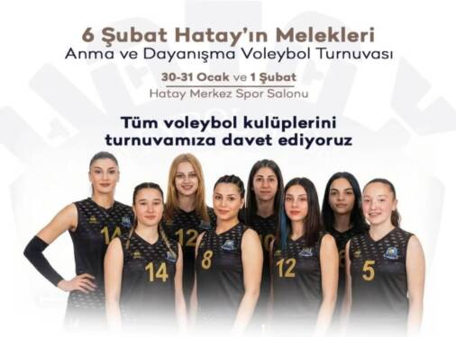 6 Şubat depremlerinde hayatını kaybeden Hatay Kadın Voleybol Takımı’nın 8