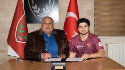 Hatayspor, geleceğe yatırım kapsamında iki genç futbolcu Yılmaz Cin ve