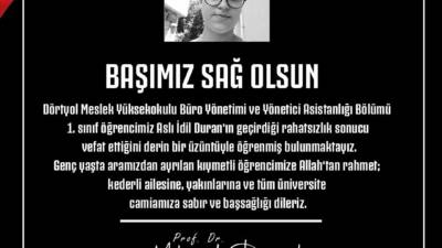 İskenderun Teknik Üniversitesi’ne bağlı Dörtyol Meslek Yüksekokulu öğrencisi Aslı İdil