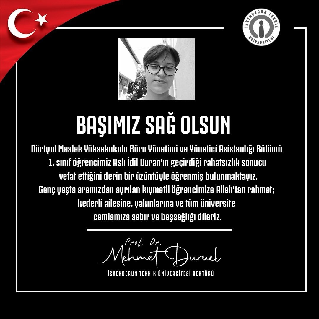 İskenderun Teknik Üniversitesi’ne bağlı Dörtyol Meslek Yüksekokulu öğrencisi Aslı İdil