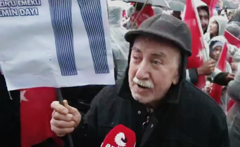 CHP Genel Başkanı Özgür Özel’in Hatay mitingine katılan 72 yaşındaki