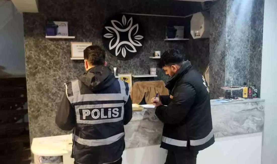 Hatay Emniyet Müdürlüğü ekipleri, il merkezinde masaj ve spa salonlarına
