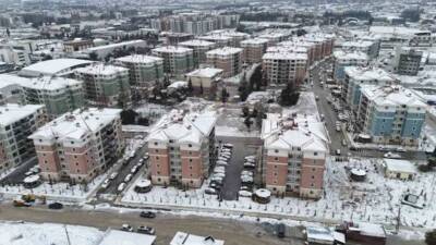 Asrın felaketinde büyük can kayıplarının yaşandığı Hatay’daki 600 Konutlar, yerinde