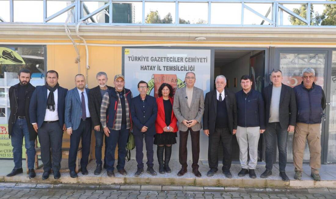 Antakya Belediye Başkanı İbrahim Naci Yapar, 10 Ocak Çalışan Gazeteciler