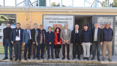 Antakya Belediye Başkanı İbrahim Naci Yapar, 10 Ocak Çalışan Gazeteciler