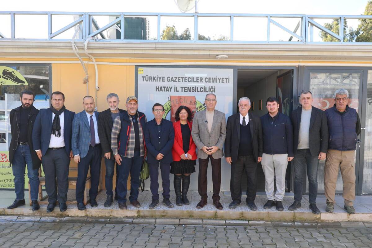 Antakya Belediye Başkanı İbrahim Naci Yapar, 10 Ocak Çalışan Gazeteciler