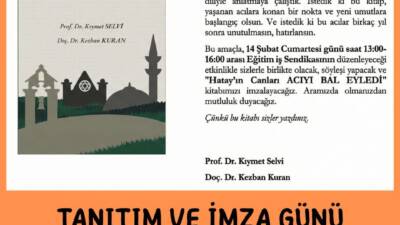 Hatay depremini bilimsel, insani ve toplumsal yönleriyle ele alan “Acıyı