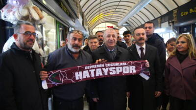 Zafer Partisi Genel Başkanı Ümit Özdağ, Hatay’da bir dizi temas