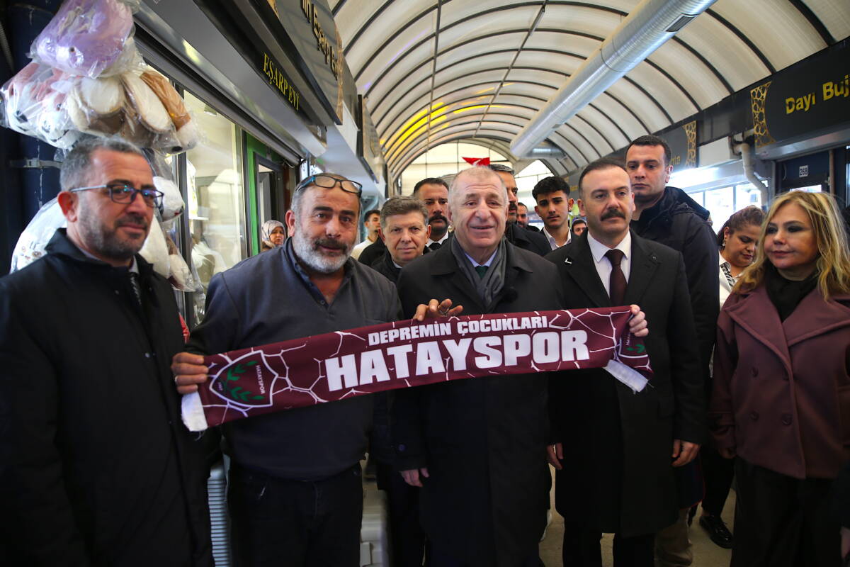 Zafer Partisi Genel Başkanı Ümit Özdağ, Hatay’da bir dizi temas