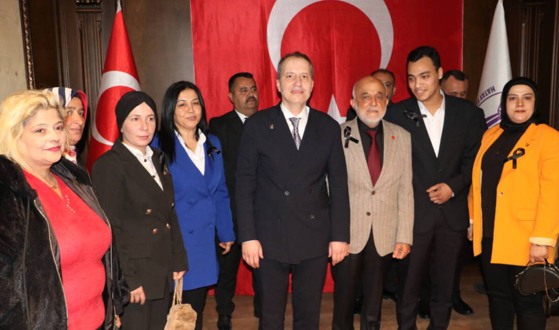 Yeniden Refah Partisi Genel Başkanı Fatih Erbakan, Hatay’daki temasları kapsamında