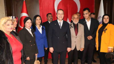 Yeniden Refah Partisi Genel Başkanı Fatih Erbakan, Hatay’daki temasları kapsamında