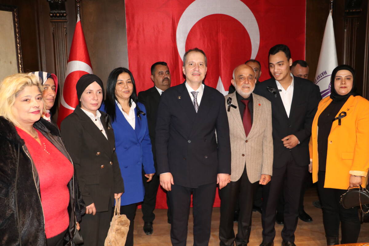 Yeniden Refah Partisi Genel Başkanı Fatih Erbakan, Hatay’daki temasları kapsamında