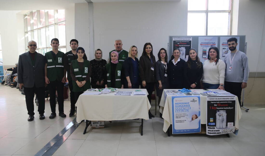 Hatay’da Dünya Sigarayı Bırakma Günü kapsamında düzenlenen farkındalık etkinliğinde, sigaranın