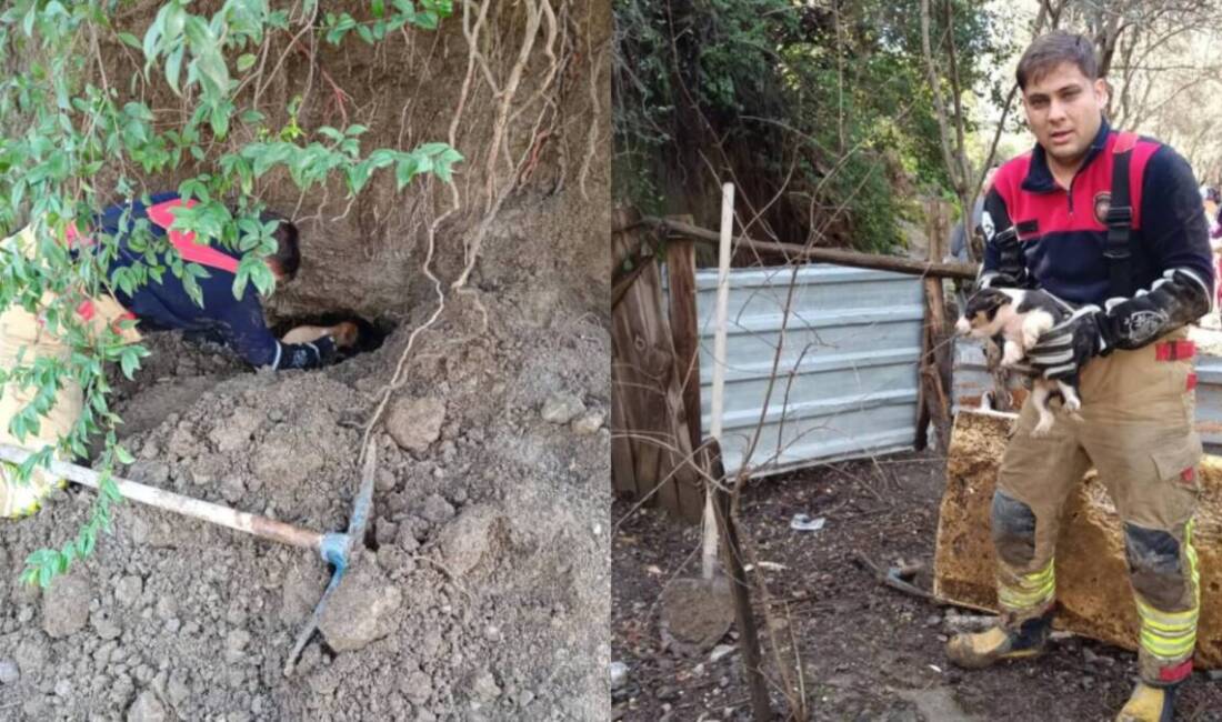 Hatay’ın Dörtyol ilçesinde etkili olan sağanak yağış, toprak kaymasına yol