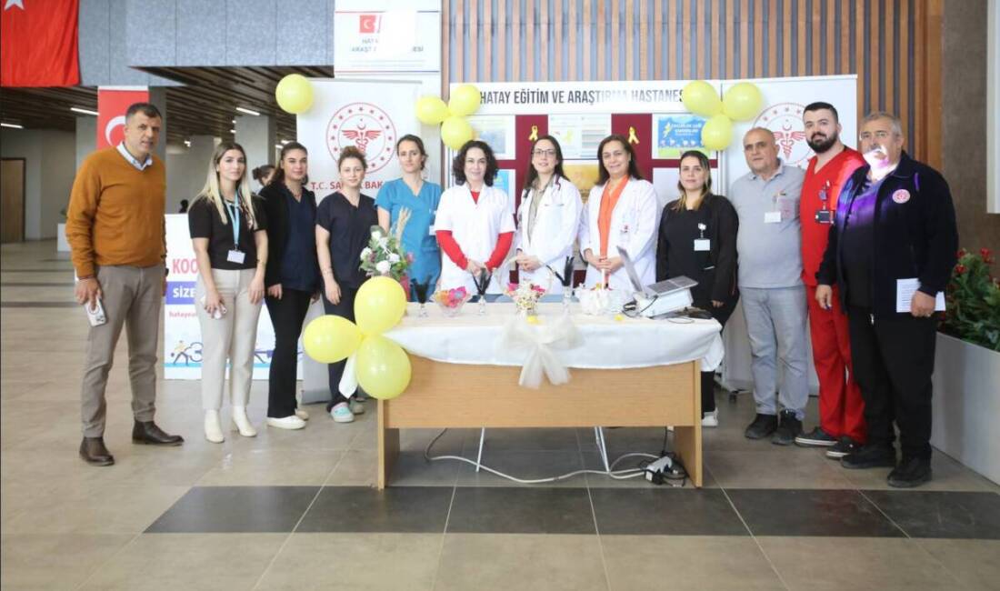 Hatay’ın Antakya ilçesinde, 15 Şubat Uluslararası Çocukluk Çağı Kanserleri Günü