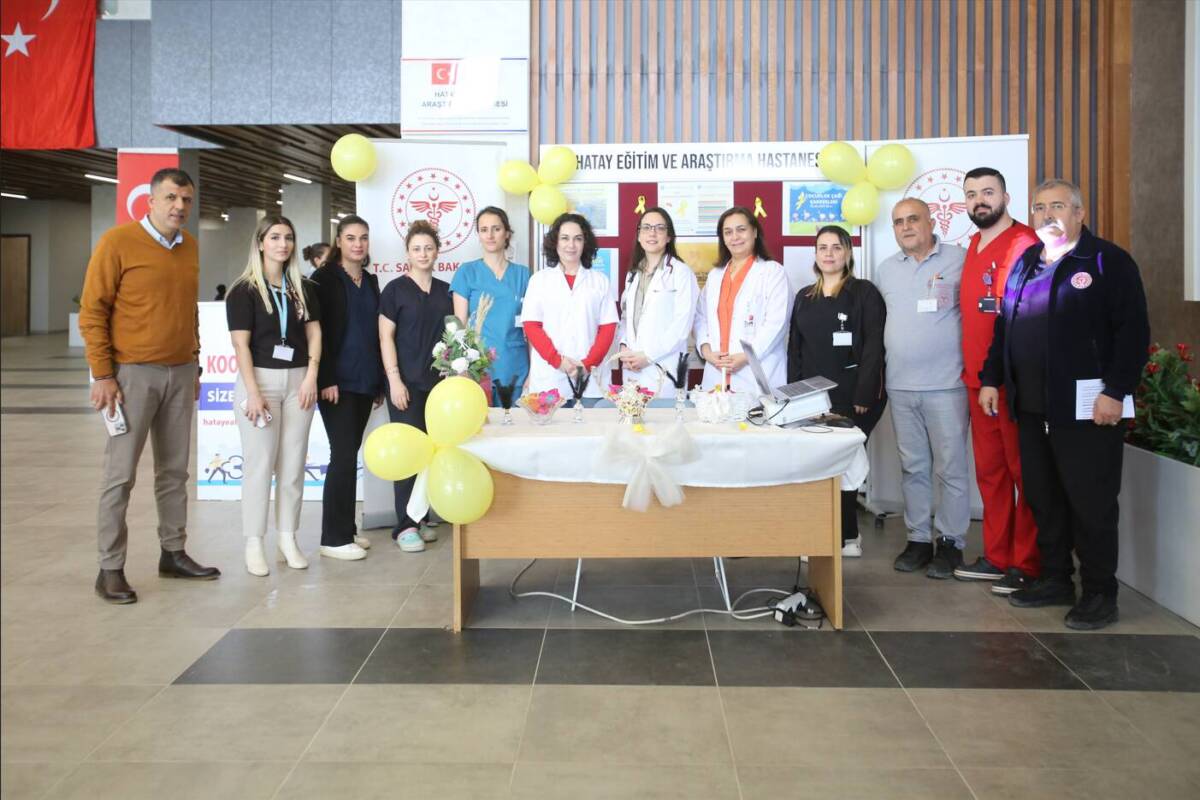 Hatay’ın Antakya ilçesinde, 15 Şubat Uluslararası Çocukluk Çağı Kanserleri Günü